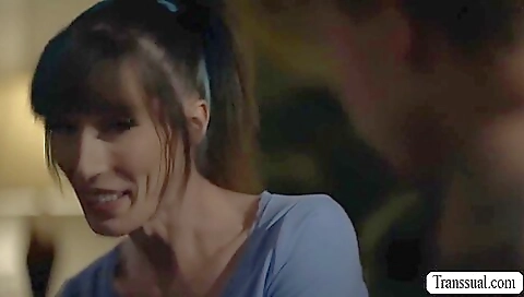 Hot brunette got fucked by her boyfriend