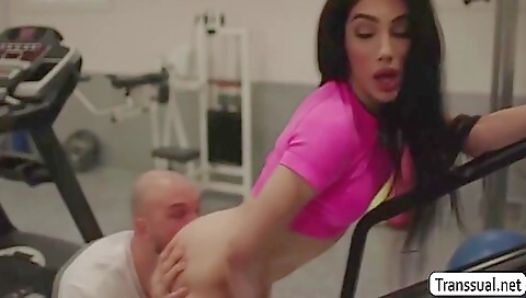 Sexy chick fucked in the kitchen and cum image