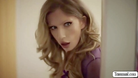 Sexy girl with a perfect ass fucking in garter prefers