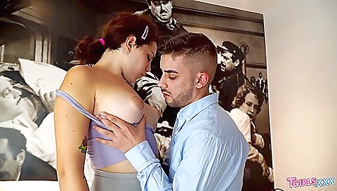 Sexy babe fucked from behind